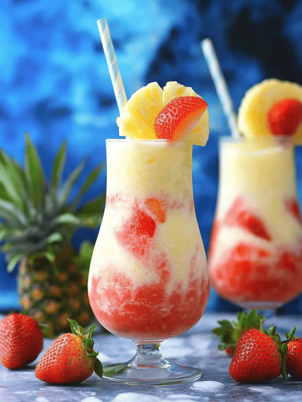 Virgin Strawberry Pina Colada