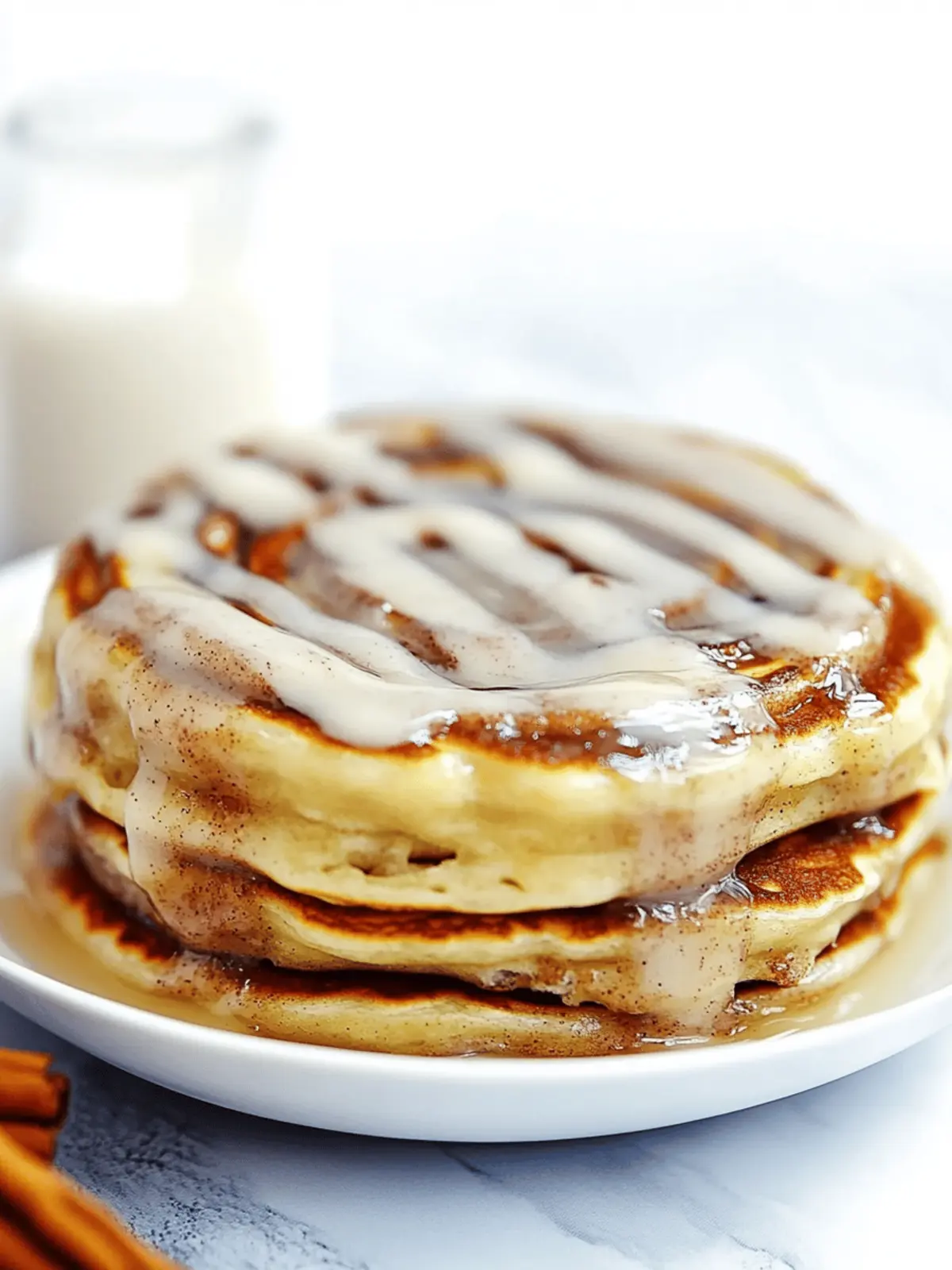 Cinnamon Roll Pancakes
