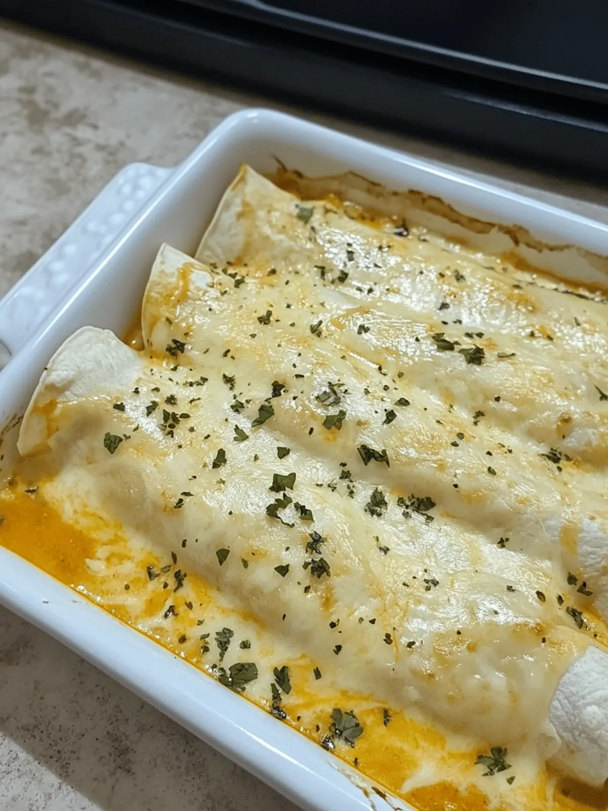 White Chicken Enchiladas