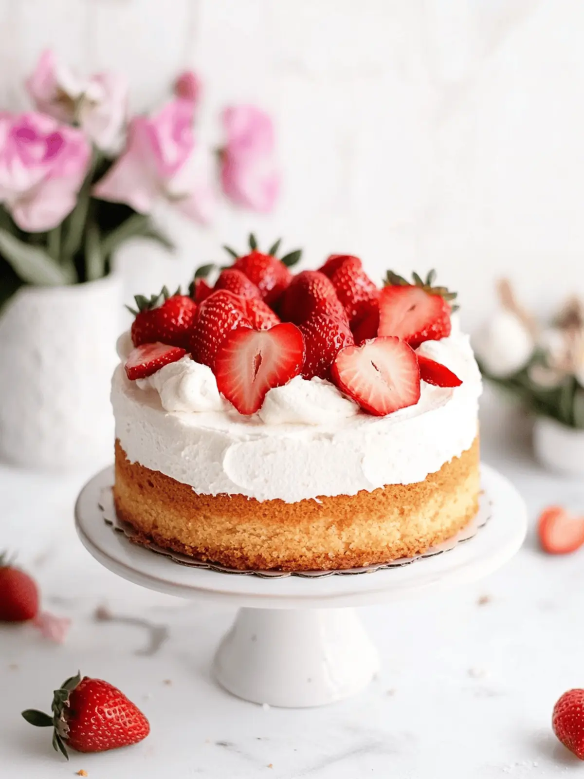 Strawberry Shortcake Cake