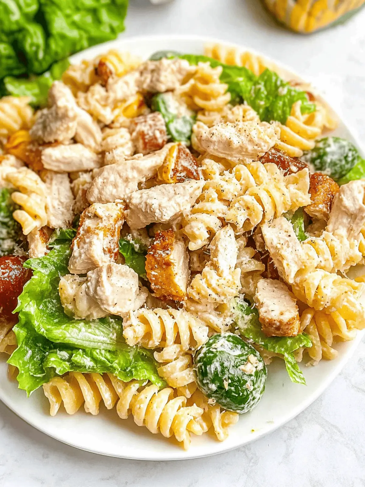 Chicken Caesar Pasta Salad
