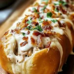 Chicken Bacon Ranch Stuffed Bread Recipe