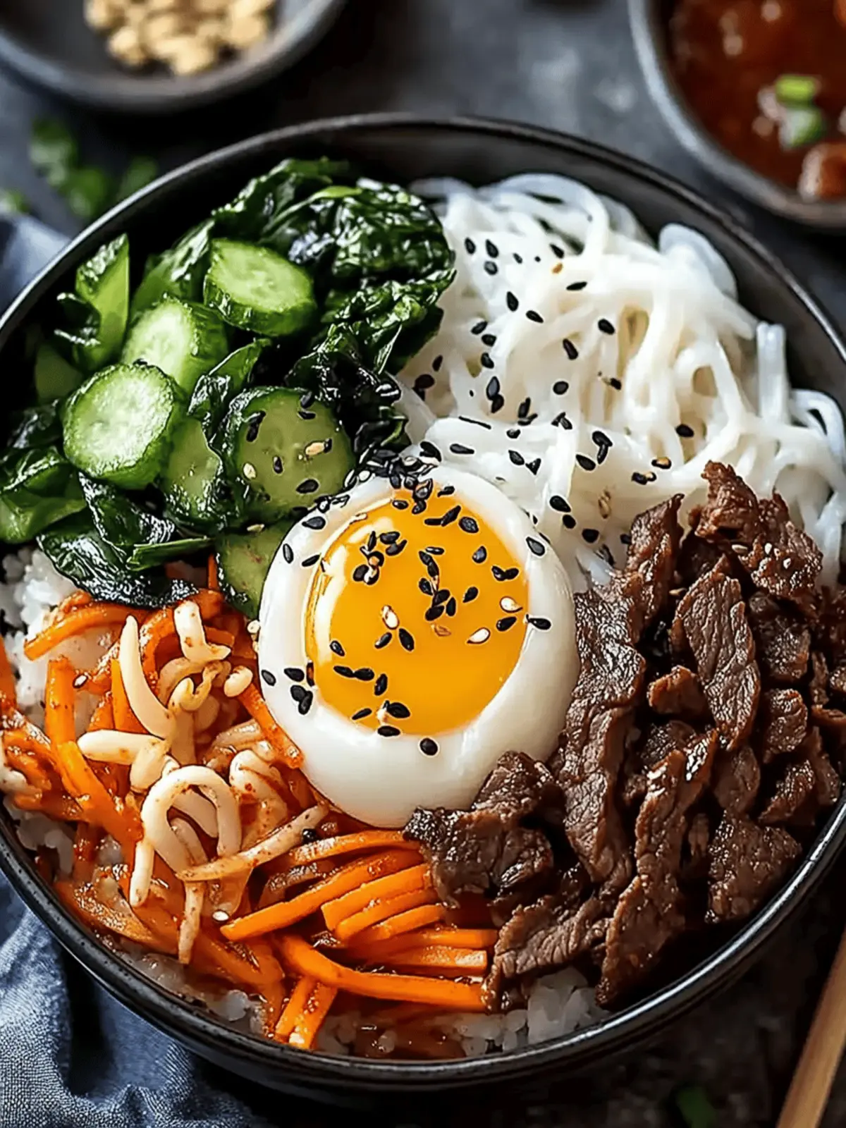Korean Beef Bibimbap Bowl