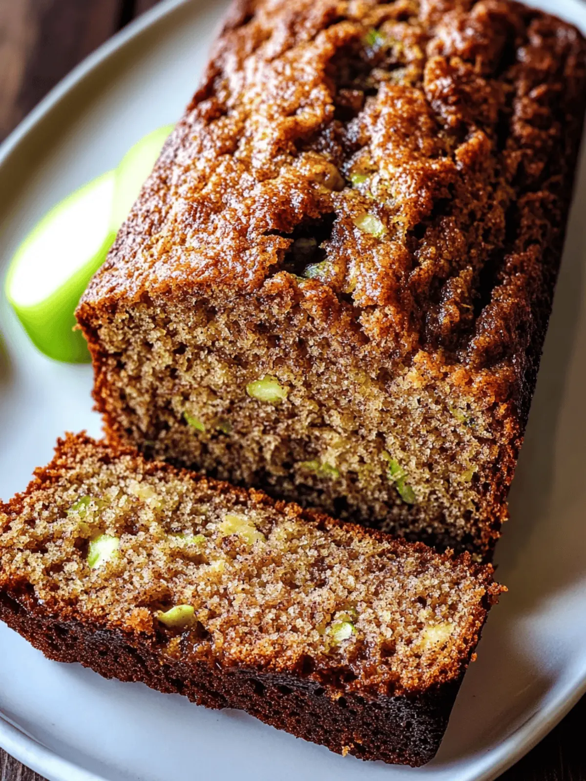 Apple Cinnamon Zucchini Bread