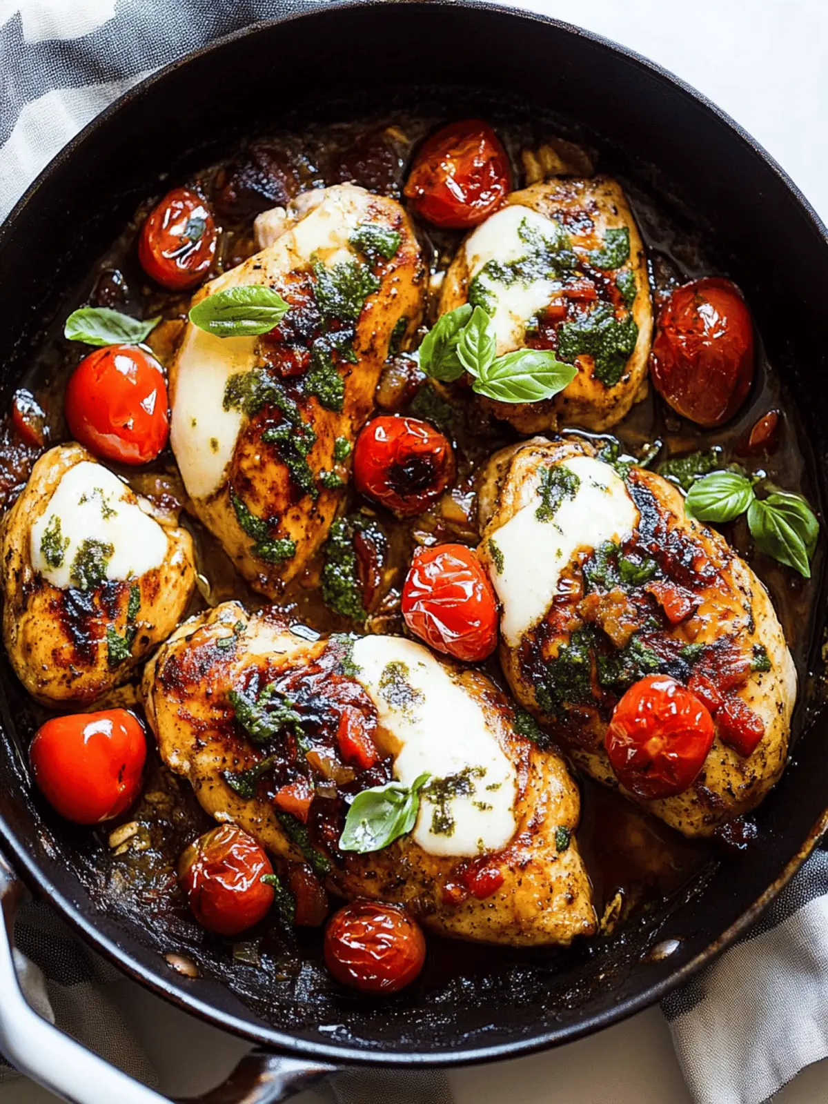 One Pan Balsamic Chicken