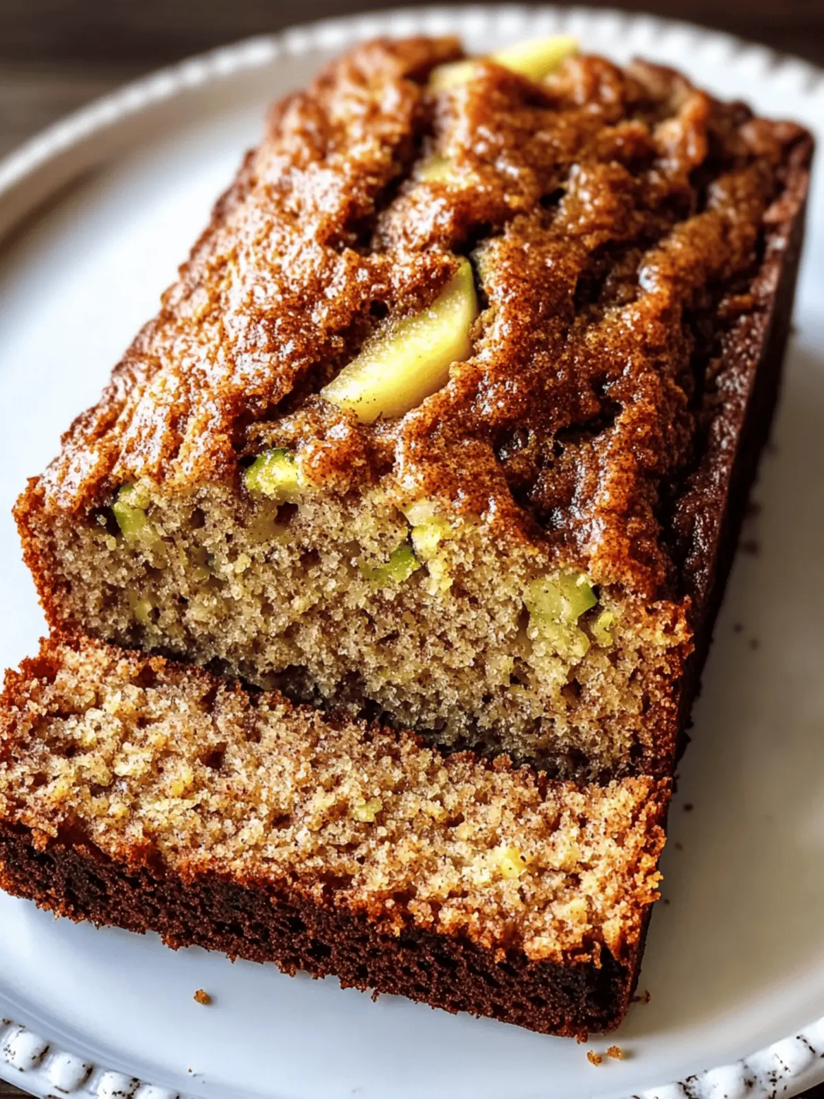 Apple Cinnamon Zucchini Bread