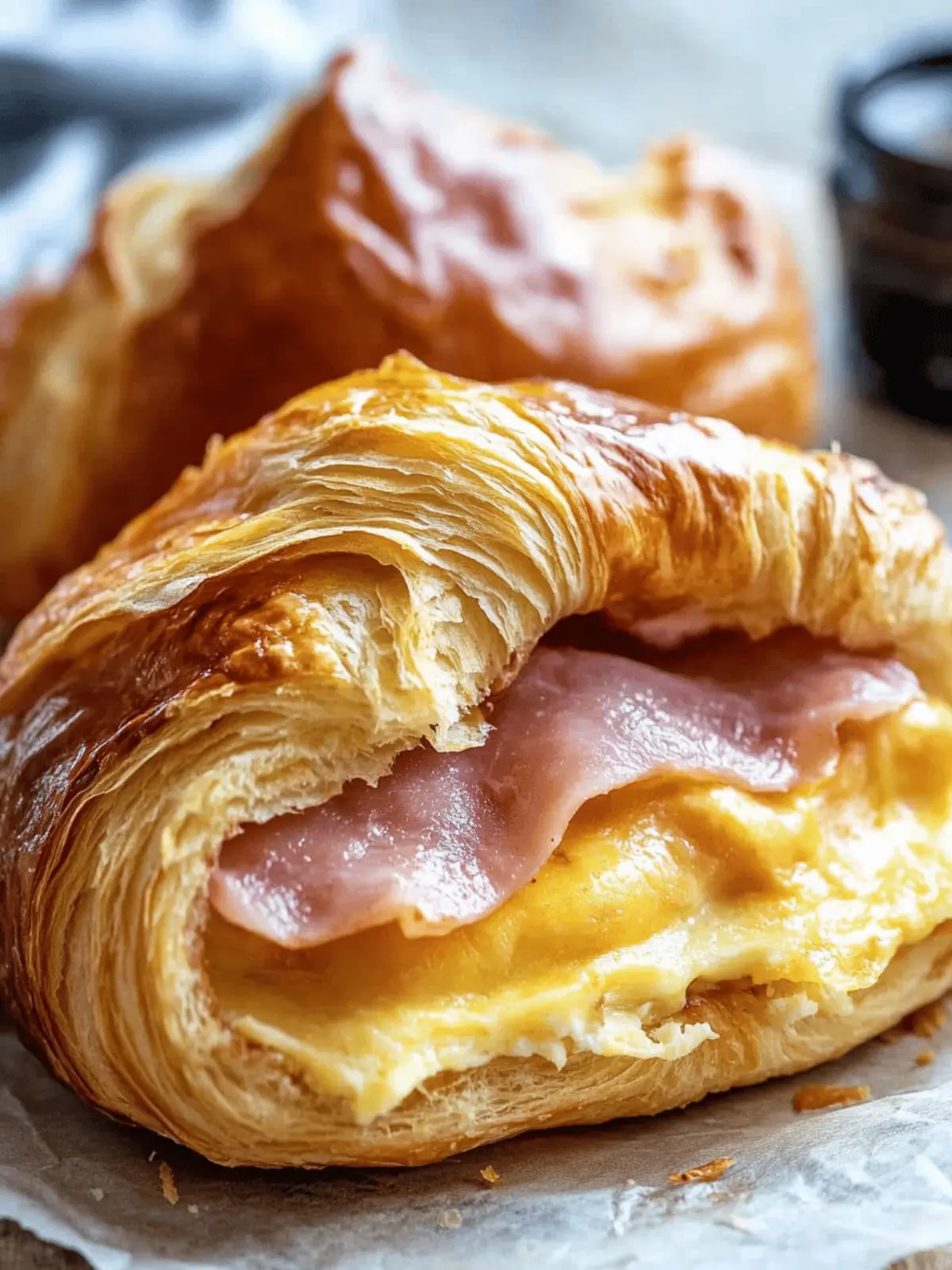 Easy Croissant Breakfast Sandwiches