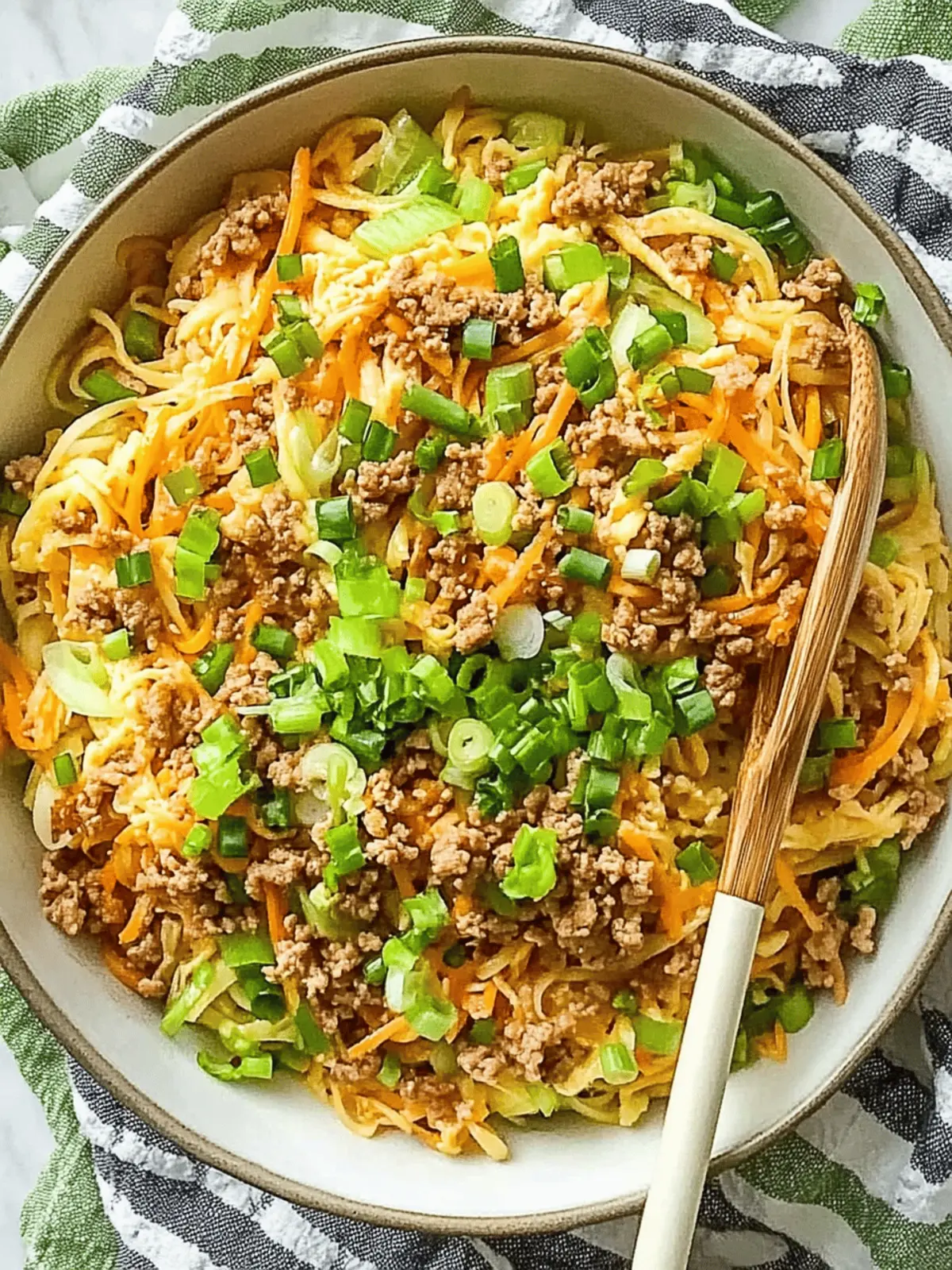 Inside Out Egg Roll in a Bowl Recipe