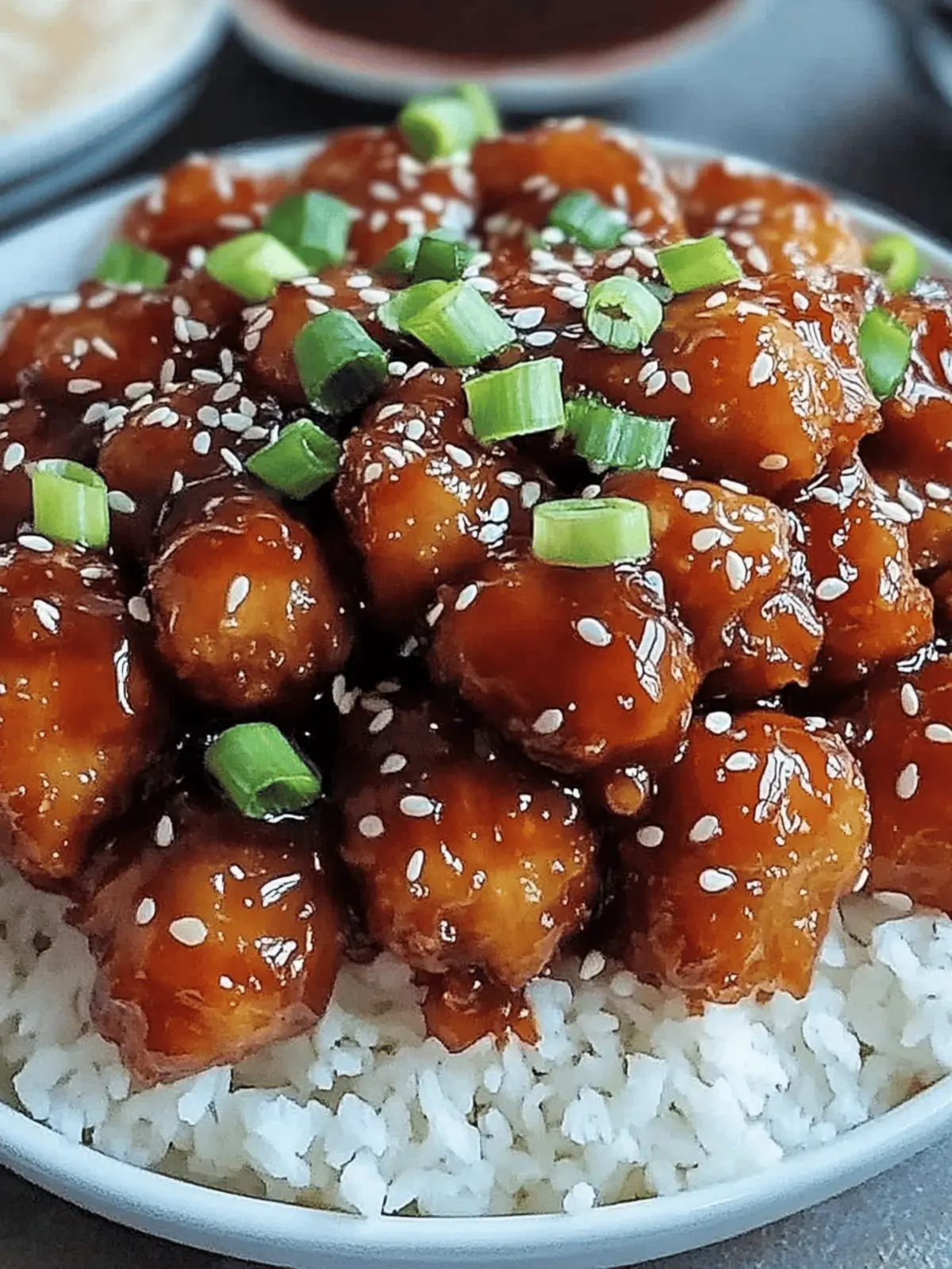 Crispy Chinese Honey Garlic Chicken