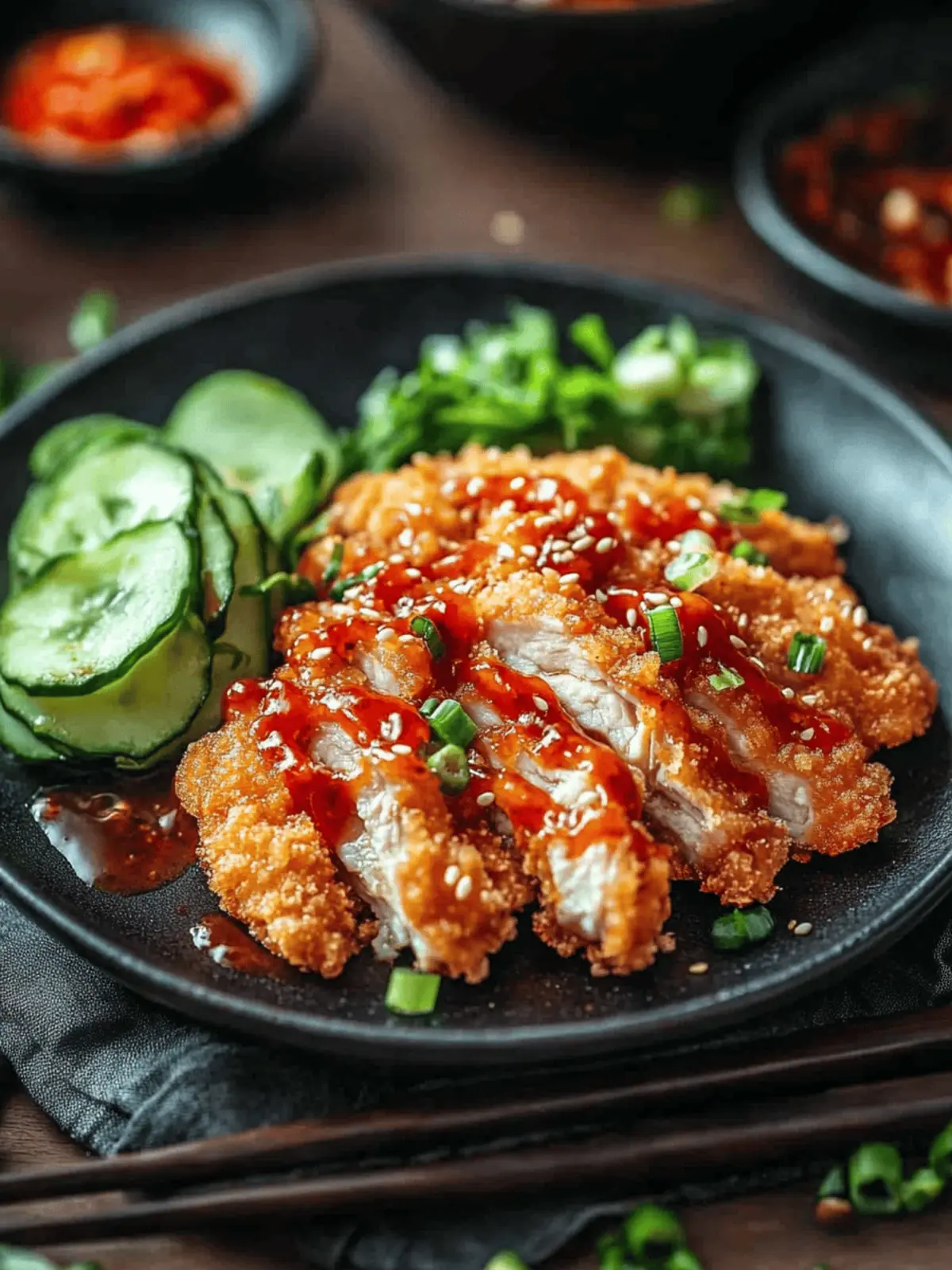 Spicy Korean Chicken Katsu