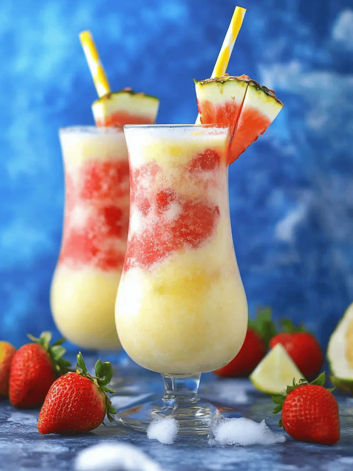 Virgin Strawberry Pina Colada
