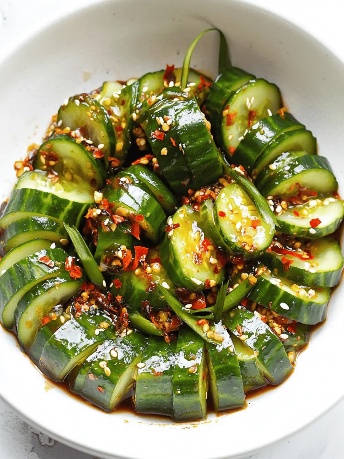 Spicy Asian Cucumber Salad