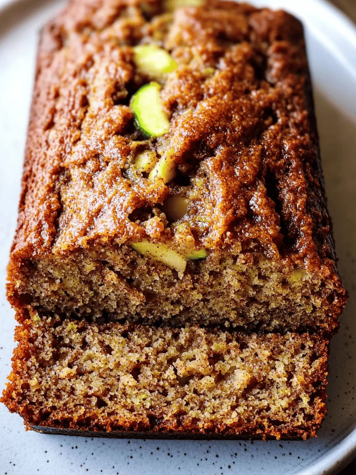 Apple Cinnamon Zucchini Bread