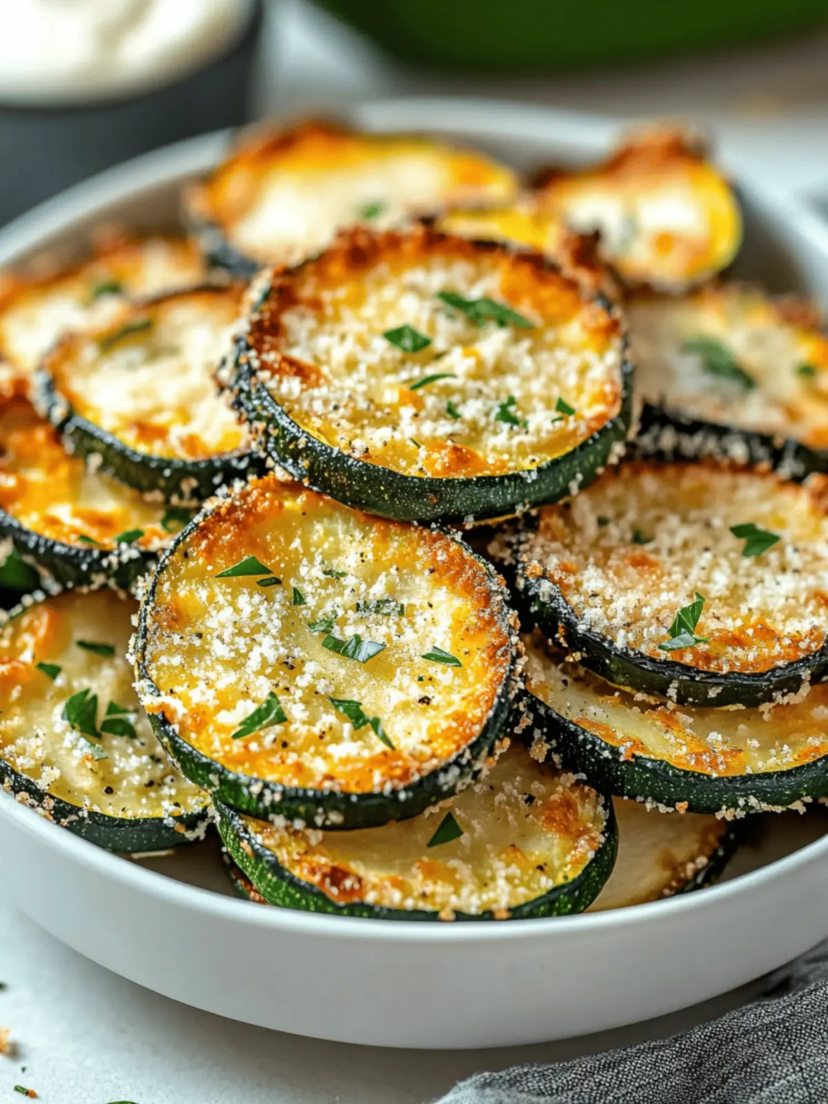 Crispy Baked Parmesan Zucchini Recipe