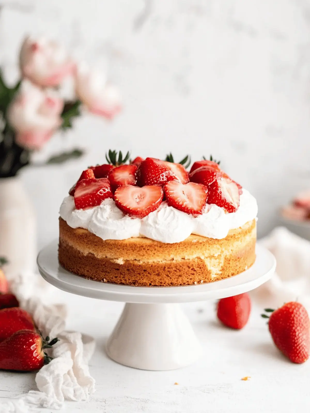 Strawberry Shortcake Cake