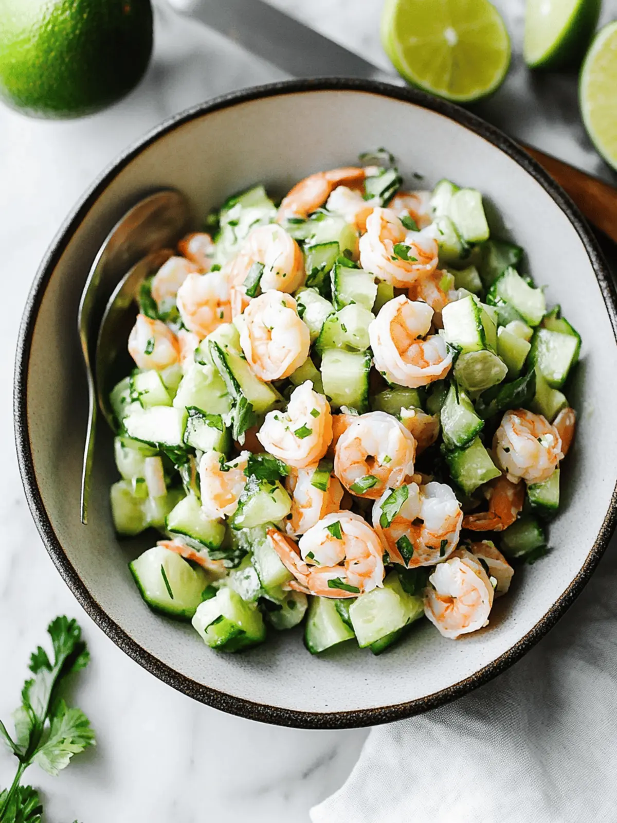Cucumber Shrimp Salad