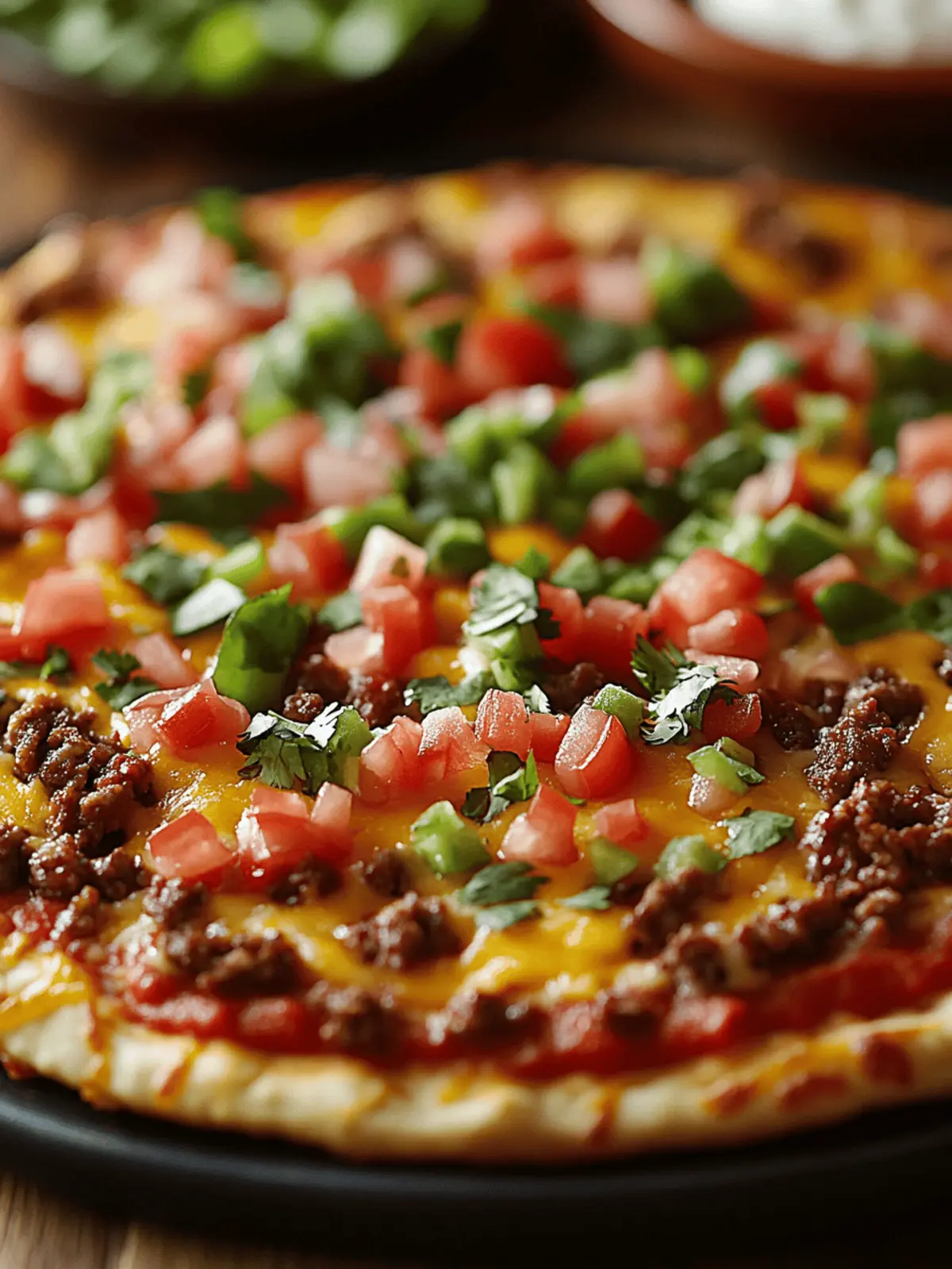 Easy Taco Pizza