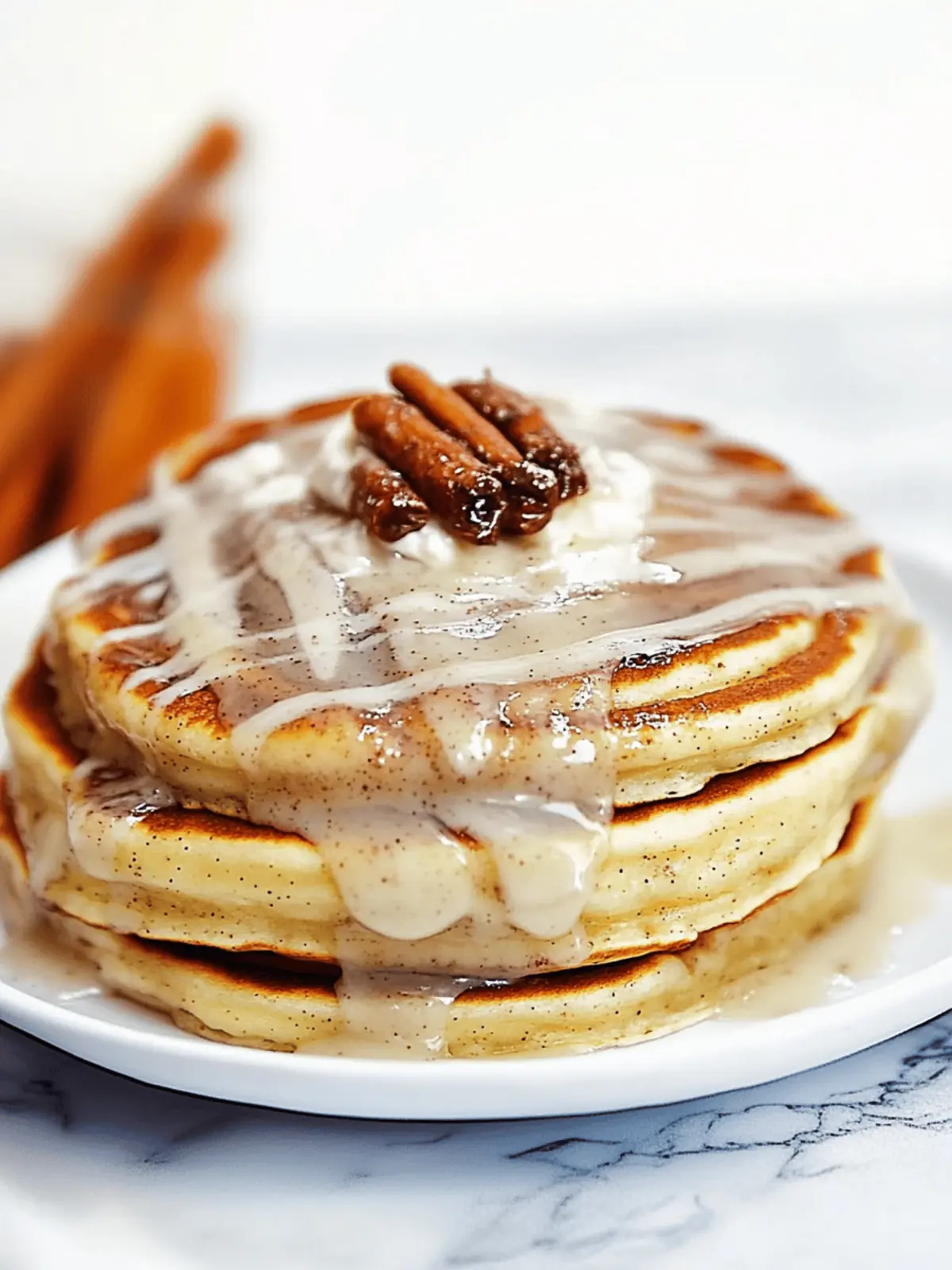 Cinnamon Roll Pancakes