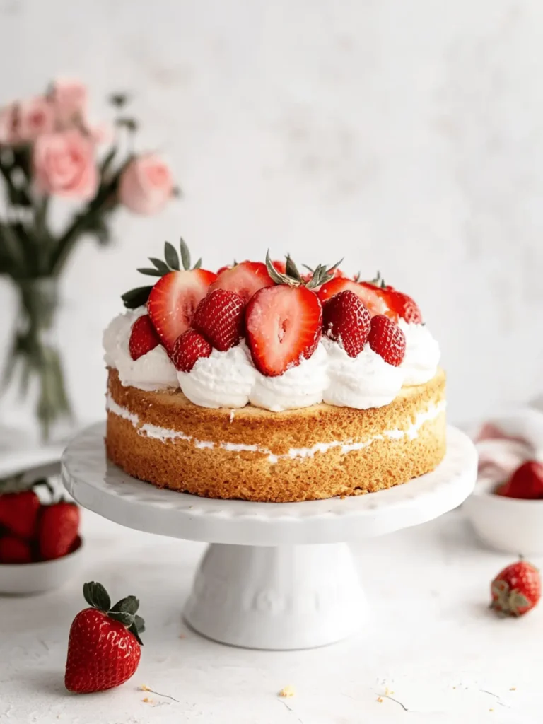 Strawberry Shortcake Cake